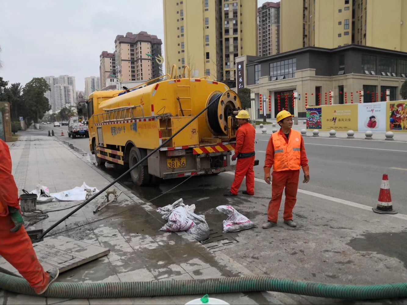 榆树排污管道清淤-管道清洗