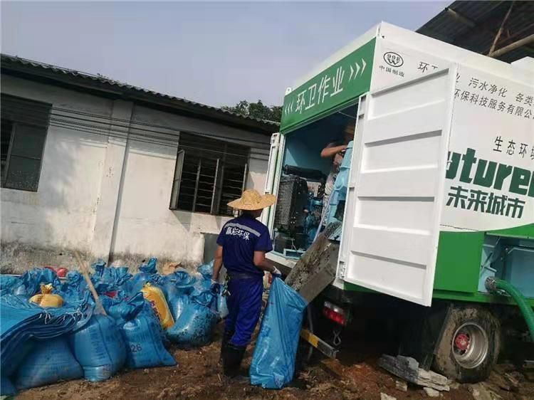 榆树工业污泥压干处理
